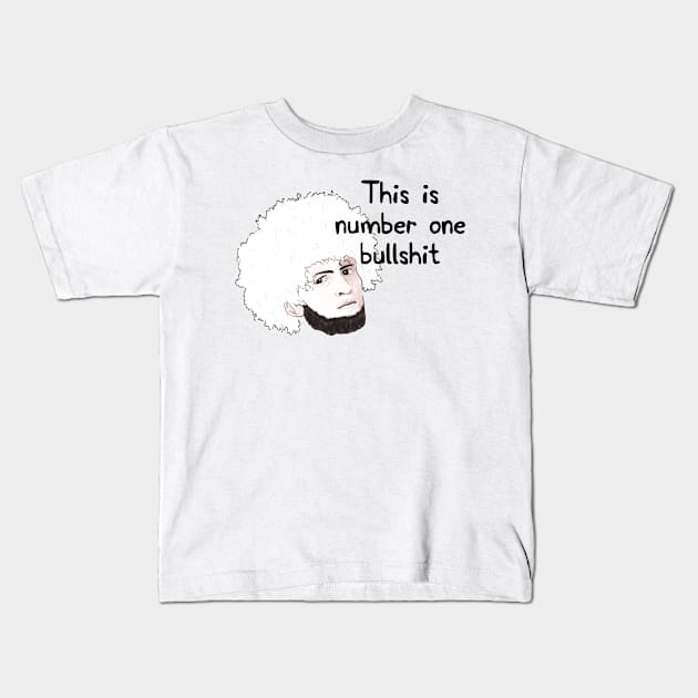 This is number one bullshit - Khabib Kids T-Shirt by Barnyardy